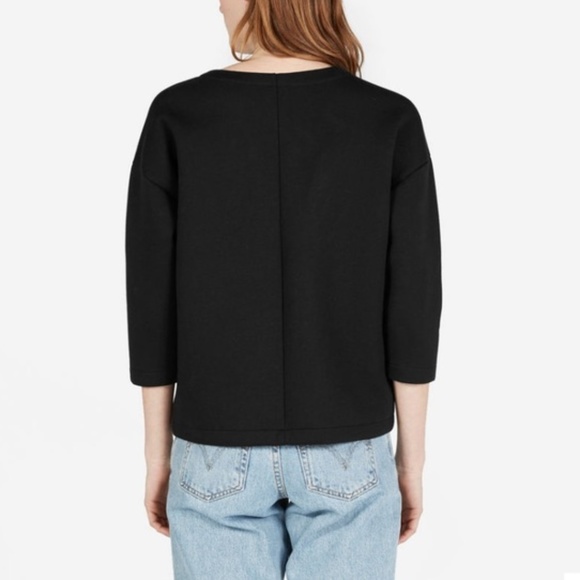 SOLD! EVERLANE Street Fleece 3/4 Sleev Sweatshirt - Picture 2 of 8